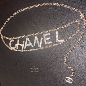 🪩 CHANEL ⛓️ Chain Waist Belt  📏 XS-SMALL) 🪩